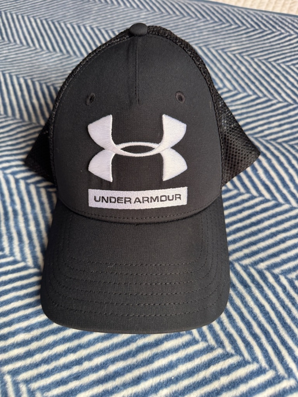 Under Armour Black Cap with White Logo